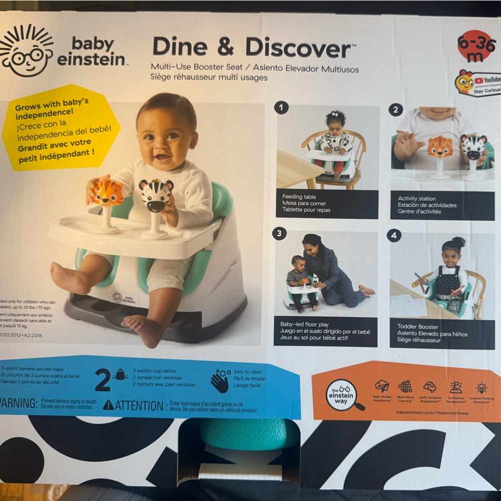 Baby Einstein Multi-Use Booster Seat - Teal